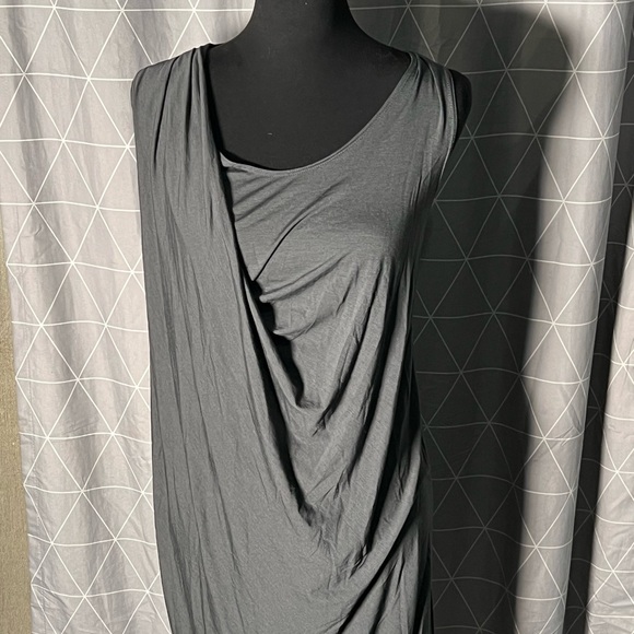 VINCE Women Gray Dress- Very Stylish Design- Medium - Picture 6 of 10